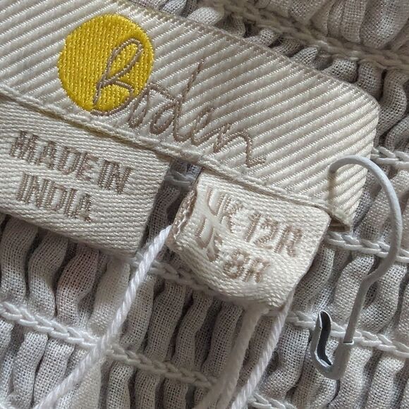 Boden NWT Tiered Garden Party Dress Smocked Halter Tie Ditzy Floral Rara Maxi 8‎ - Picture 12 of 16